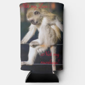 Rafraîchisseur Pour Canette Slim Pas mon zoo, pas mes singes (Recto)