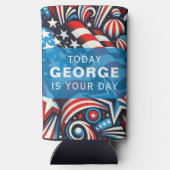 Rafraîchisseur Pour Canette Slim Patriotique (Verso)