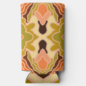 Rafraîchisseur Pour Canette Slim Peach Fuzz Boho Shabby Chic géométrique Art Abstra (Verso)