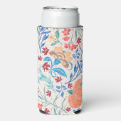 Rafraîchisseur Pour Canette Slim Peach Polka Motif Monogramme (Seltzer Verso)