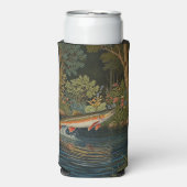 Rafraîchisseur Pour Canette Slim Pêche à la mouche rustique (Seltzer Recto)