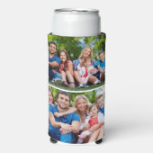 Rafraîchisseur Pour Canette Slim Personalized Four Photo Can Cooler (Seltzer Recto)