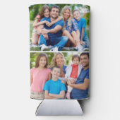 Rafraîchisseur Pour Canette Slim Personalized Four Photo Can Cooler (Verso)