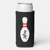 Rafraîchisseur Pour Canette Slim Personnalisé peut refroidir pour bowling fête d'an (Seltzer Recto)