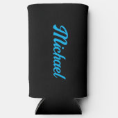 Rafraîchisseur Pour Canette Slim Personnaliser le nom d'une grande bobine de cadeau (Recto)