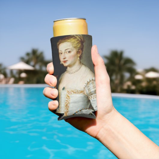 Rafraîchisseur Pour Canette Slim Peter Paul Rubens Portrait d'une dame (Piscine in situ)