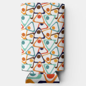 Rafraîchisseur Pour Canette Slim Petits triangles les années 70 (Verso)