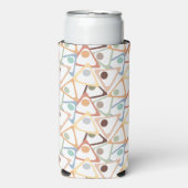 Rafraîchisseur Pour Canette Slim Petits Triangles Pastel (Seltzer Recto)