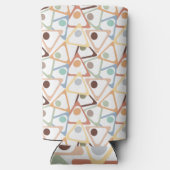 Rafraîchisseur Pour Canette Slim Petits Triangles Pastel (Verso)