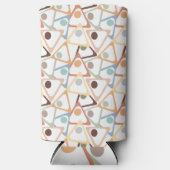 Rafraîchisseur Pour Canette Slim Petits Triangles Pastel (Recto)