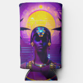 Rafraîchisseur Pour Canette Slim Pharaon Synthwave (Recto)