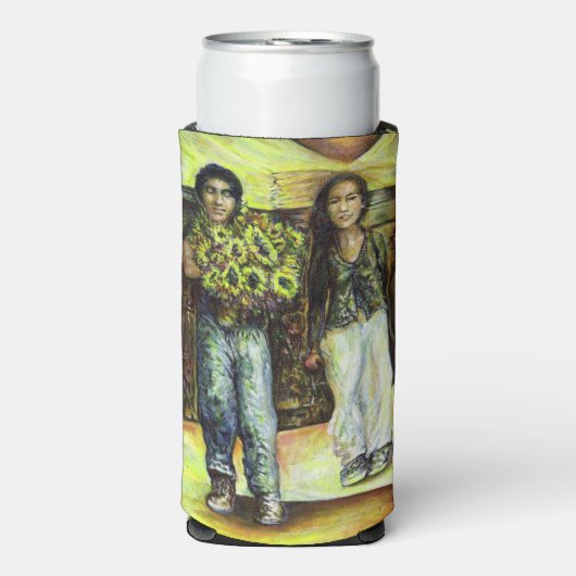 Rafraîchisseur Pour Canette Slim Phase de ChapeI Sixtine d'un ChaIIenge (Seltzer Recto)