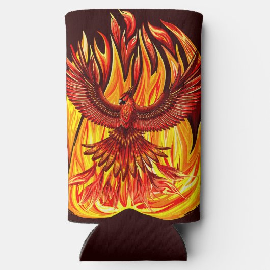 Rafraîchisseur Pour Canette Slim Phoenix mythologique immortelle Créature (Verso)