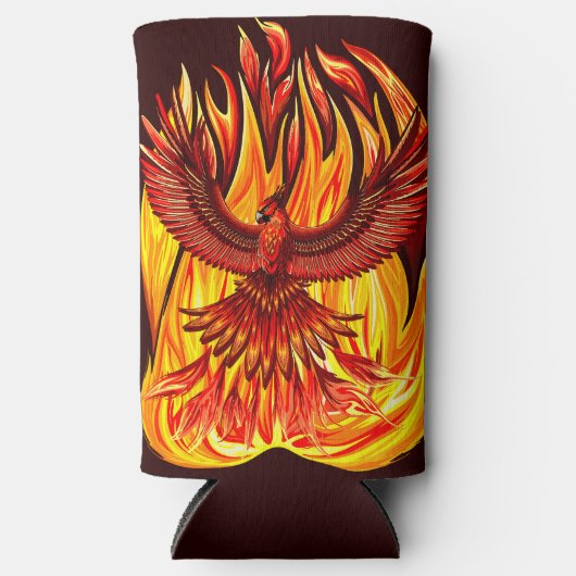 Rafraîchisseur Pour Canette Slim Phoenix mythologique immortelle Créature (Recto)