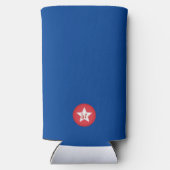 Rafraîchisseur Pour Canette Slim Photo Simple Typographie moderne Première Fête des (Verso)