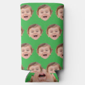 Rafraîchisseur Pour Canette Slim Photo Visage Can Cooler, Anniversaire Photo Fête P (Verso)