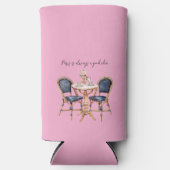Rafraîchisseur Pour Canette Slim Pink Blue Paris Table Baguettes (Recto)