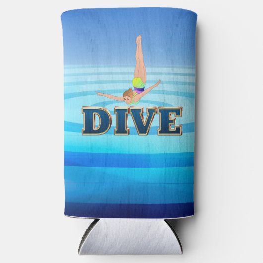 Rafraîchisseur Pour Canette Slim Plongeon TOP (Recto)