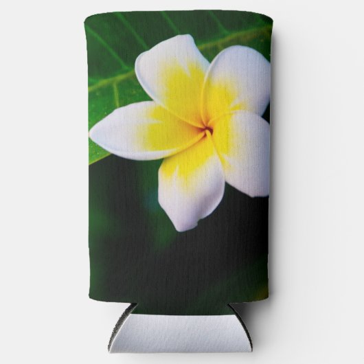 Rafraîchisseur Pour Canette Slim plumeria (Recto)