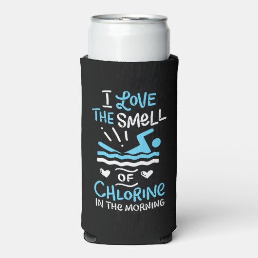 Rafraîchisseur Pour Canette Slim Poison de Swimming Swim Sport (Seltzer Recto)