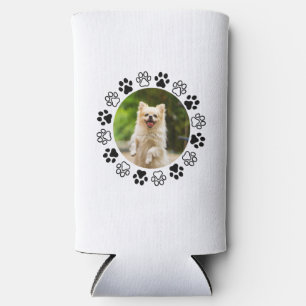 Rafraîchisseur Pour Canette Slim Portrait de chien costumizable canine