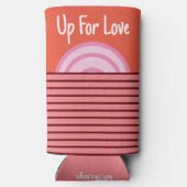 Rafraîchisseur Pour Canette Slim "Pour L'Amour." Citation Drôle. Saint-Valentin (Verso)