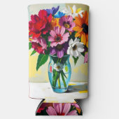 Rafraîchisseur Pour Canette Slim Pretty Floral Art (Recto)