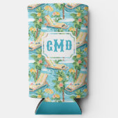 Rafraîchisseur Pour Canette Slim Pry Beach Lounger | Monogramme (Recto)