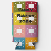 Rafraîchisseur Pour Canette Slim Rectangles atomiques (Recto)