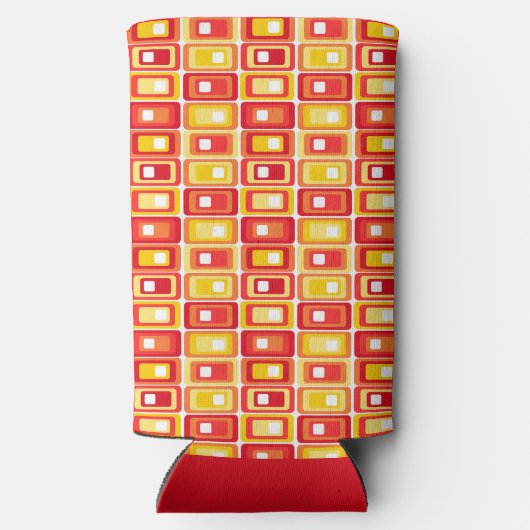 Rafraîchisseur Pour Canette Slim Rectangles empilées chaudes (Verso)