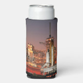 Rafraîchisseur Pour Canette Slim Red Sky for Space Shuttle Atlantis Launch (Seltzer Recto)