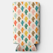 Rafraîchisseur Pour Canette Slim Refroidisseur de canette de cactus colorés sans co (Verso)