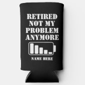 RAFRAÎCHISSEUR POUR CANETTE SLIM RETIRÉ PAS MON PROBLÈME PLUS FUNNY BATTERIE (Recto)