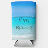 Rafraîchisseur Pour Canette Slim Retraite Océan bleu Momento moderne (Recto)