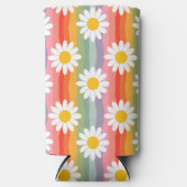 Rafraîchisseur Pour Canette Slim Retro Daisy (Recto)