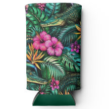 Rêves de jungle de crocodile Motif de surface sans