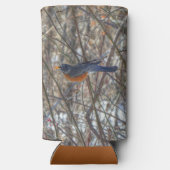 Rafraîchisseur Pour Canette Slim Robin américain (Verso)