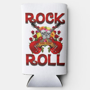 Rafraîchisseur Pour Canette Slim Rock Roll For Ever Skuls