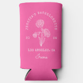 Rafraîchisseur Pour Canette Slim Rose de septembre, fleur de naissance (Recto)