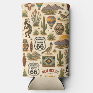 Rafraîchisseur Pour Canette Slim Route 66 du Nouveau-Mexique Désert glacial