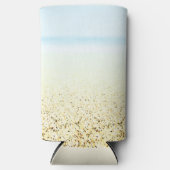 Rafraîchisseur Pour Canette Slim Sable et mer Calme Côté (Recto)