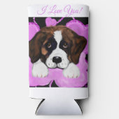 RAFRAÎCHISSEUR  POUR CANETTE SLIM SAINT BERNARD DOG (Recto)