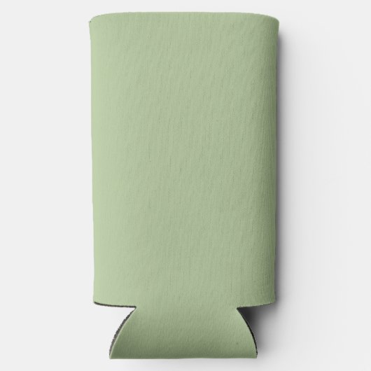 Rafraîchisseur Pour Canette Slim Santé! Sage Green Mariage Seltzer Can Cooler (Verso)