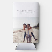 Rafraîchisseur Pour Canette Slim Santorin Wedding Favor (Verso)