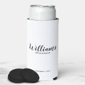 Rafraîchisseur Pour Canette Slim Script Moderne Cuisinière personnalisée