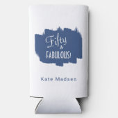 Rafraîchisseur Pour Canette Slim Script rétro Cinty & FABULOUS Bleu (Verso)