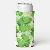 Rafraîchisseur Pour Canette Slim Shamrock vert St Patrick iPhone 5 Coque-Mate (Seltzer Recto)