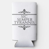 Rafraîchisseur Pour Canette Slim Sic Semper Tyrannis (Verso)