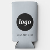 Rafraîchisseur Pour Canette Slim Simple Logo Texte Professionnel Promotionnel Poudr (Recto)