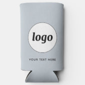 Rafraîchisseur Pour Canette Slim Simple Logo Texte Professionnel Promotionnel Poudr (Recto)